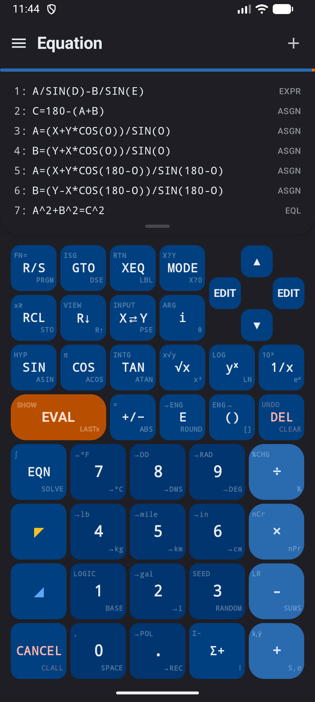 Equation editor